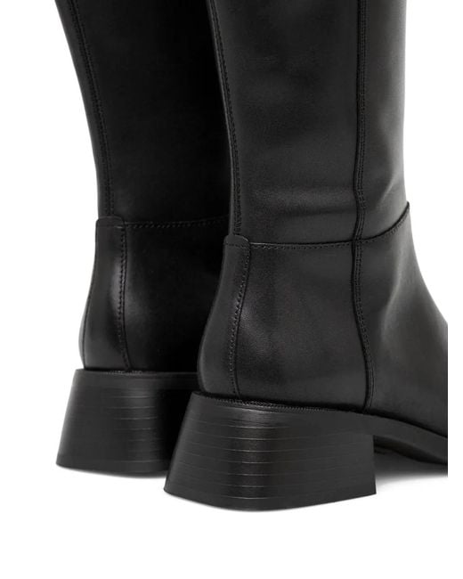Vagabond Black 47Mm Square-Toe Boots