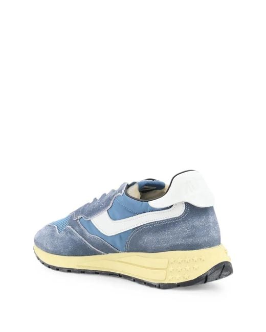 Autry Blue Reelwind Low Sneakers for men