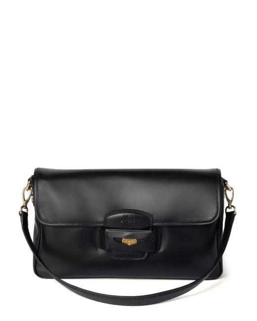 Miu Miu Black Penny Shoulder Bag