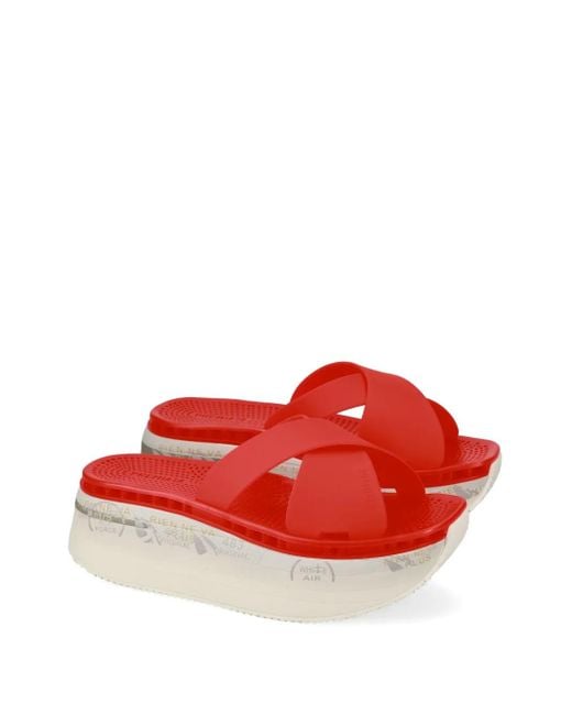 Premiata Red Moura Slides