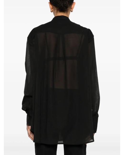 Totema de collar de pie de pie blusa Totême  de color Black