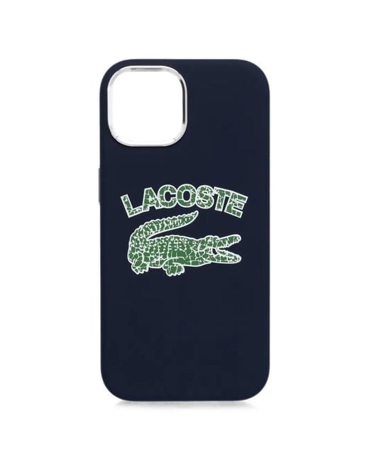 Lacoste Blue Logo-Print Iphone 15 Case
