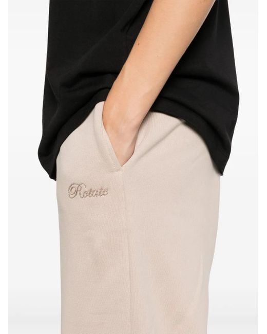 ROTATE BIRGER CHRISTENSEN Natural Mimi Track Pants