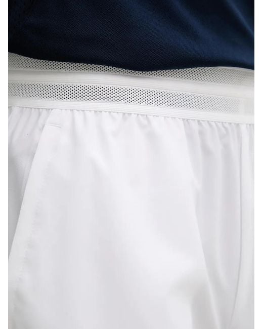 Lacoste Blue Logo-Patch Tennis Shorts for men