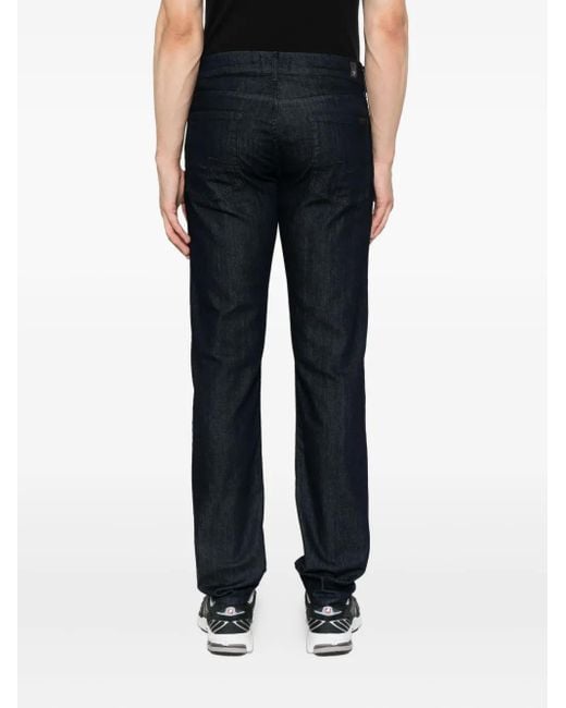 7 For All Mankind Jeans Met Logopatch in het Blue voor heren