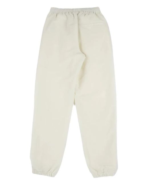 New Balance White Logo-Motif Track Pants for men