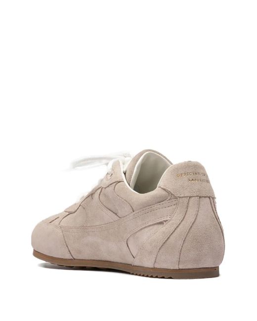 Officine Creative Pink Away 101 Lace-Up Sneakers