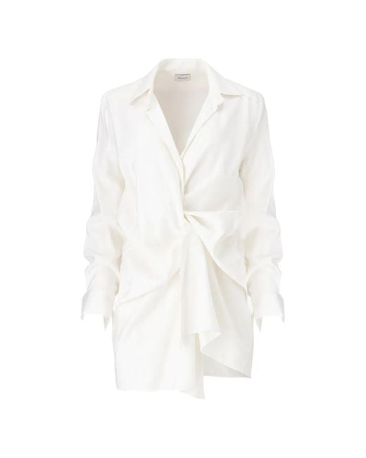 MOOS STUDIO White Day Kiss Mini Dress
