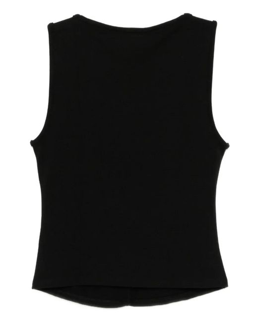 Reformation Black Tefi Top