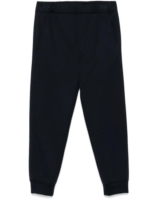 Pantalones de chándal con logo triangular Prada de hombre de color Blue
