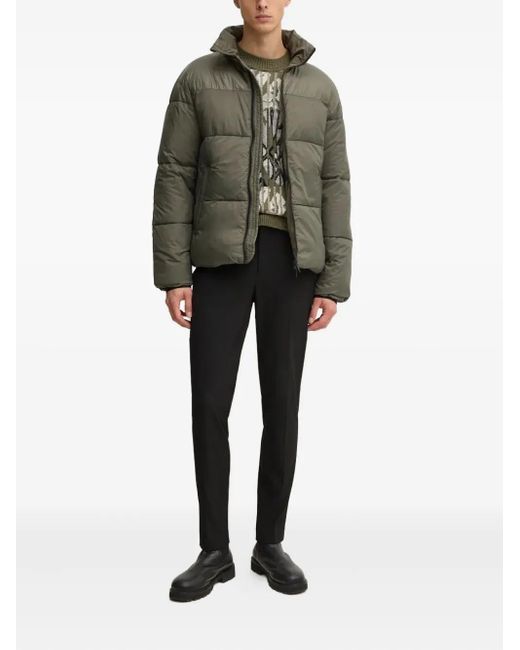 Liu Jo Gray Patterned Crew-Neck Sweater for men