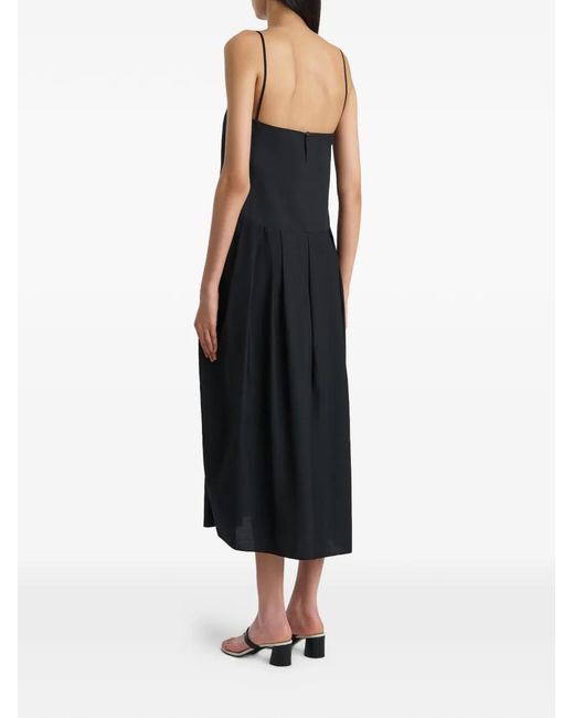 Khaite Black Adira Dress