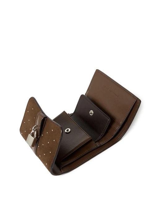 Stella McCartney Brown Stud-Embellished Wallet