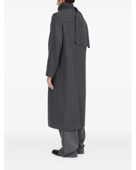 MM6 by Maison Margiela Gray Mm6 Coat for men