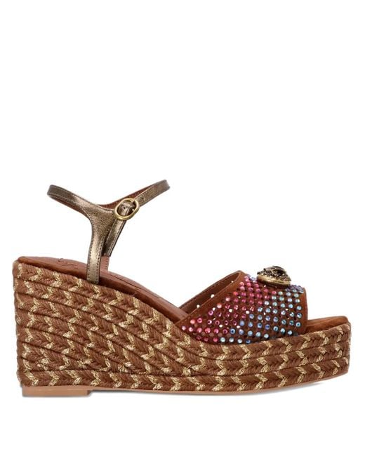 Kurt Geiger Brown Chelsea Sandalen
