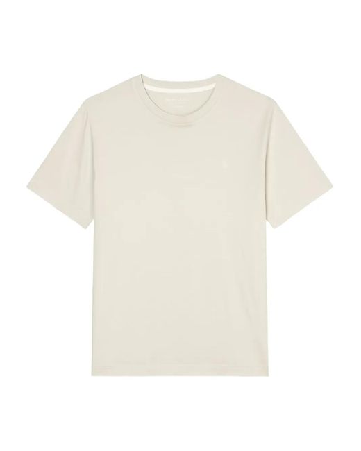 Marc O' Polo White Logo-Embroidered T-Shirt for men