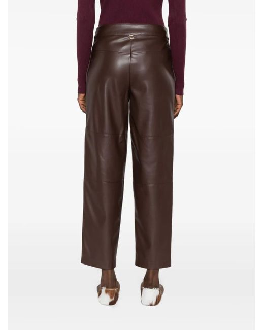 Twinset Gray Panelled Trousers