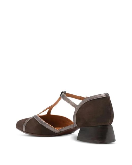 Chie Mihara Brown Hidrow T-Bar Pumps