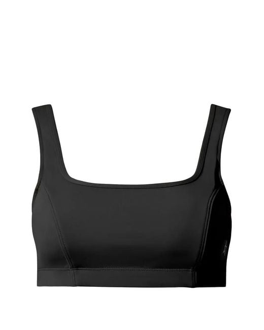 Perfect Moment Black Square-Neck Sports Bra