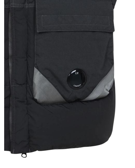 C P Company Gesteppte Weste in Black für Herren