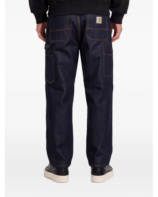 Carhartt Blue Og Contrast-Stitch Jeans for men