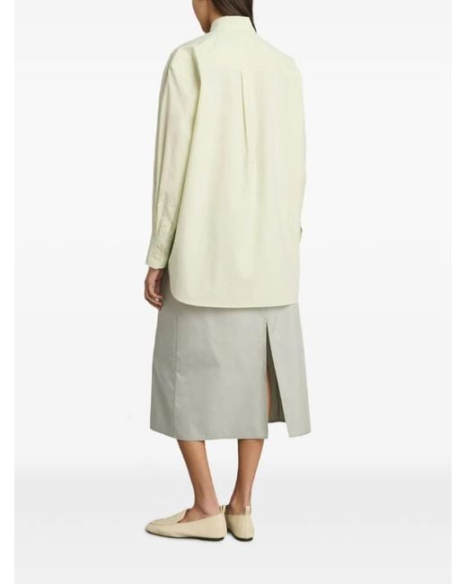 Soeur White Carlotta Chest-Pocket Shirt
