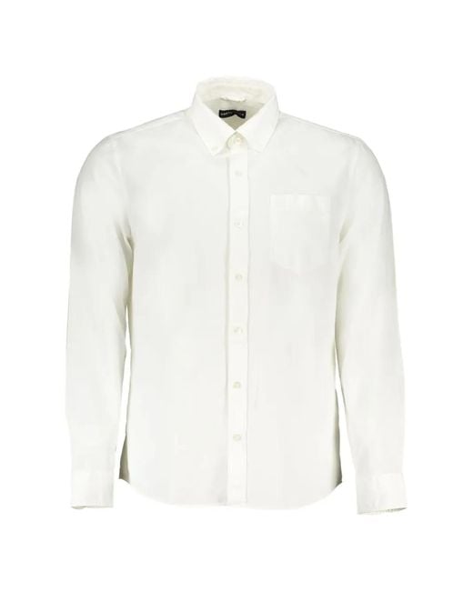 North Sails White Button-Down Shirt for men