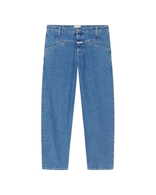 Closed Blue Stover-X Tapered Jeans