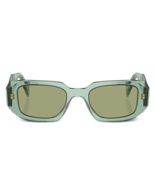 Prada Green Eckige Prada PR 17WS Sonnenbrille