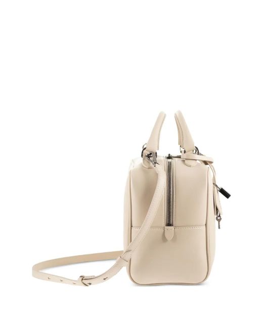 Brunello Cucinelli Natural Padlock Explorer Leather Tote