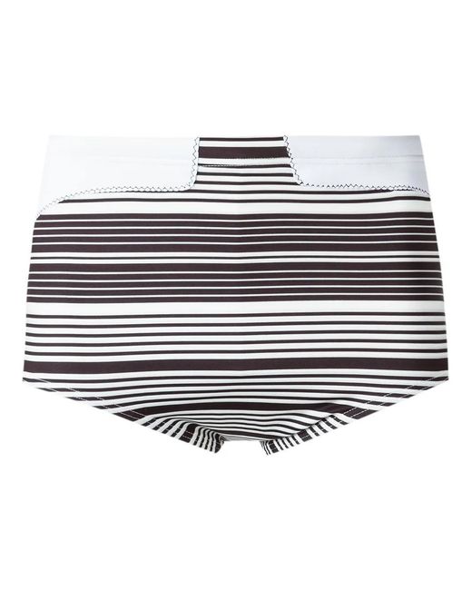 Amir Slama White Striped Trunks for men