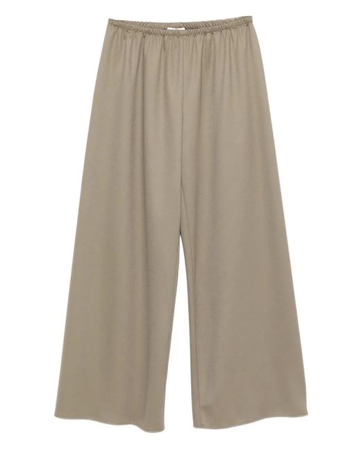 The Row Gray Gala Elasticated-Waist Trousers
