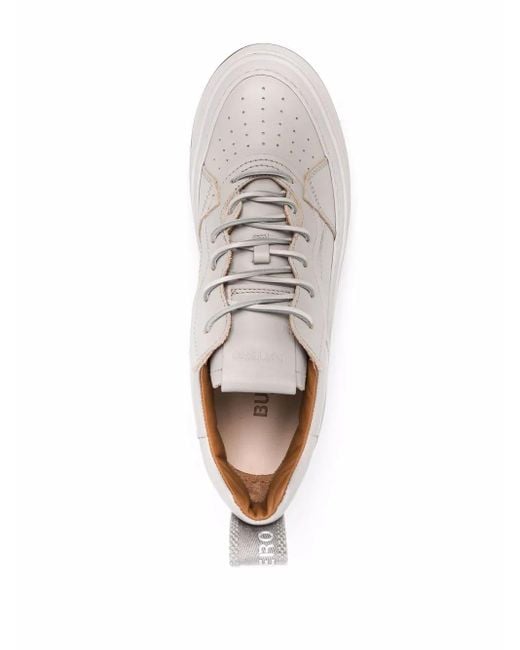 Buttero White Leather-Panelled High-Top Sneakers for men