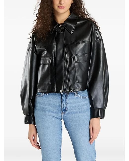 Guess Black Flaminia Cropped Jacket