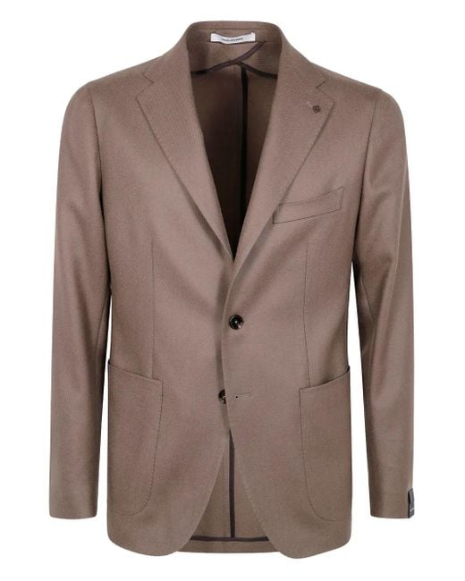 Tagliatore Brown "Montecarlo" Jacket for men