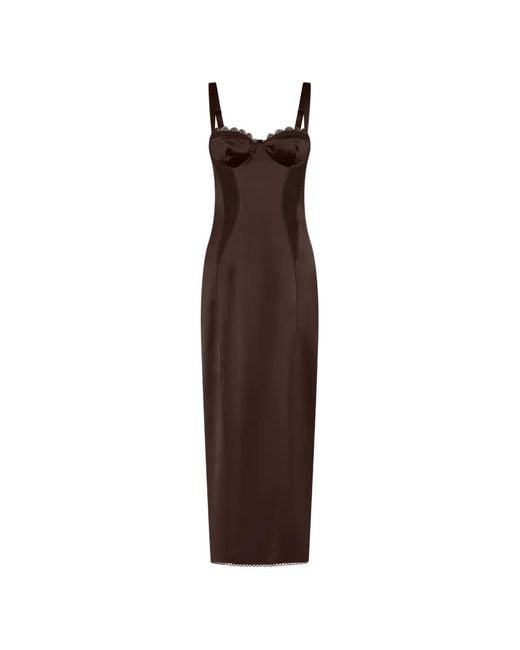 Nicholas Brown Dominique Lace-Detail Maxi Dress