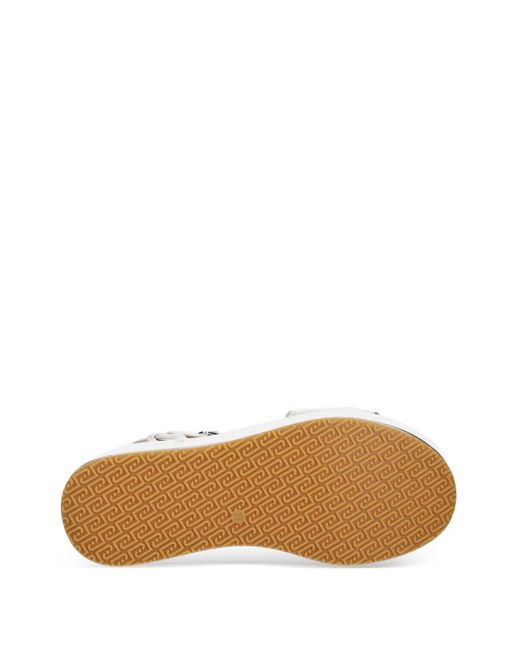 Liu Jo White Chain-Link Platform Sandals