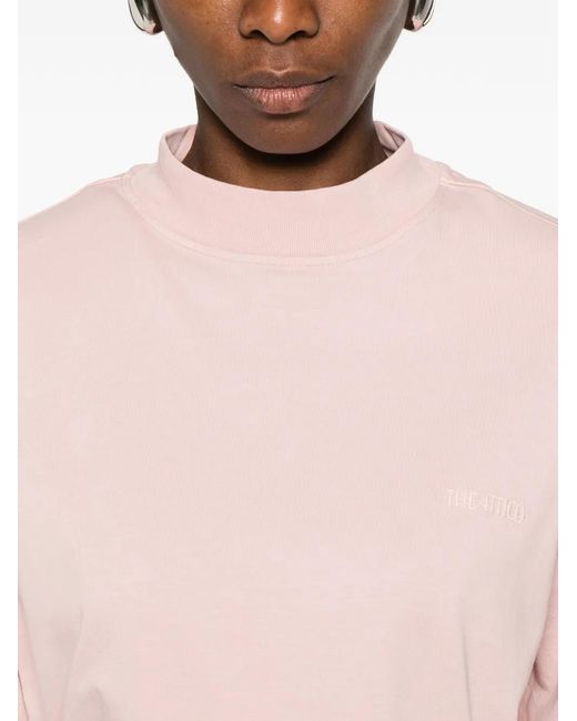 The Attico Pink Crew-Neck T-Shirt