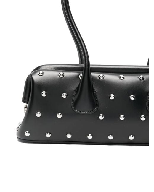 Mini Sac Porté Épaule Boat Wide À Clous OSOI en coloris Black