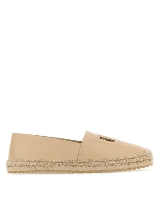 Dolce & Gabbana Natural Leather Espadrilles for men
