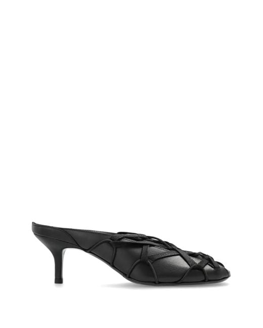 IRO Black Mules Corset Doll À Lacets