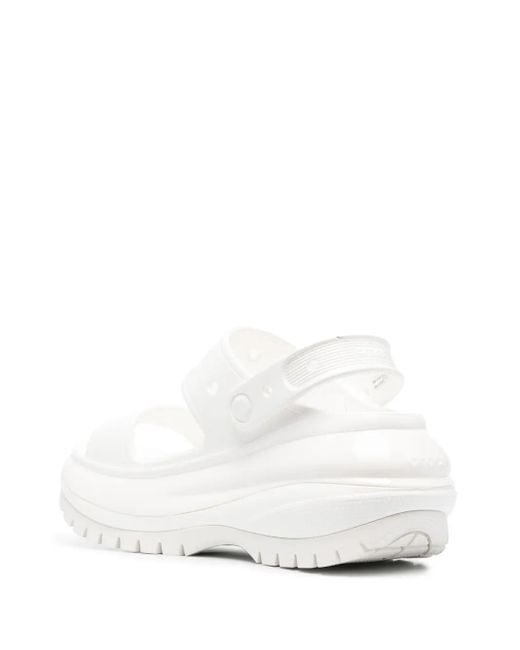 CROCSTM White Mega Crush Sandals
