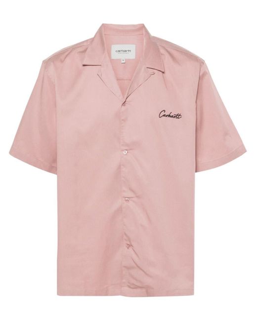 Carhartt Delray Twill-Hemd in Pink für Herren