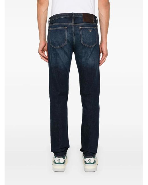 Emporio Armani Jeans Met Logoplakkaat in het Blue voor heren