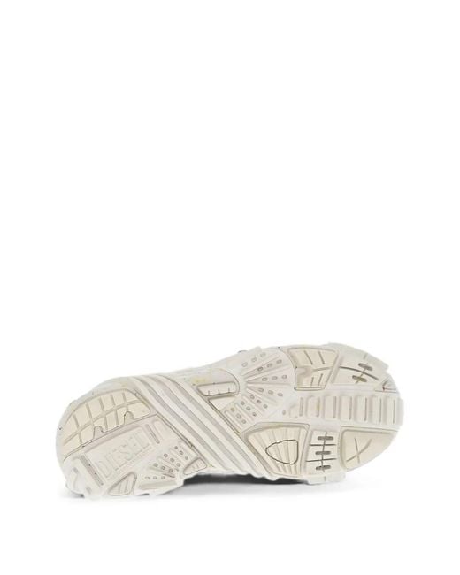 DIESEL White S-Prototype Slip-On Sneakers