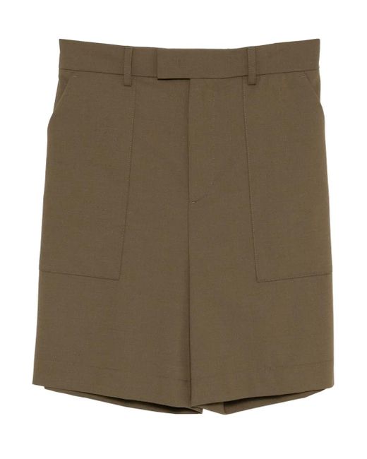 Moncler Green Bermuda Shorts for men