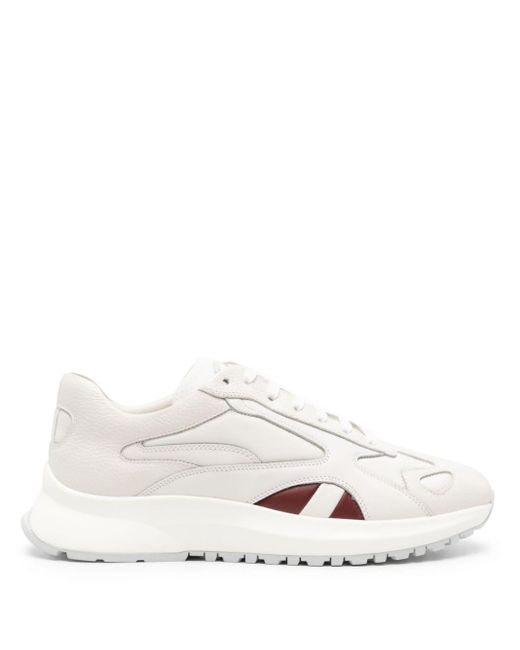 Bally White Dewy Lace-up Leather Sneakers for men