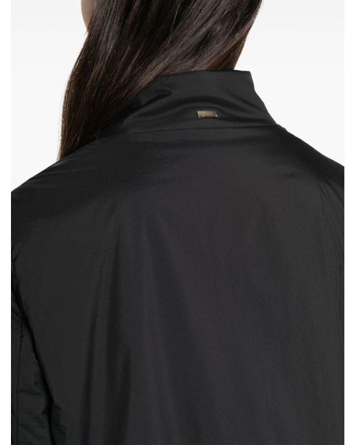 Herno Black Cropped Puffer Jacket