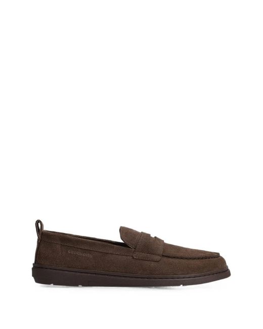 Groundies Brown Brisbane Suede Slip-On Loafers