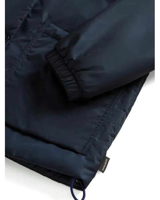 Chaqueta Elástica Con Cierre De Botón Woolrich de color Blue